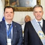 Porta (PD) En Montevideo para la ceremonia de instalación del nuevo presidente Orsi
