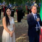 El Diputado Fabio Porta (PD) rinde homenaje a Anita Garibaldi en un acto conmemorativo organizado por las embajadas de Brasil y Uruguay